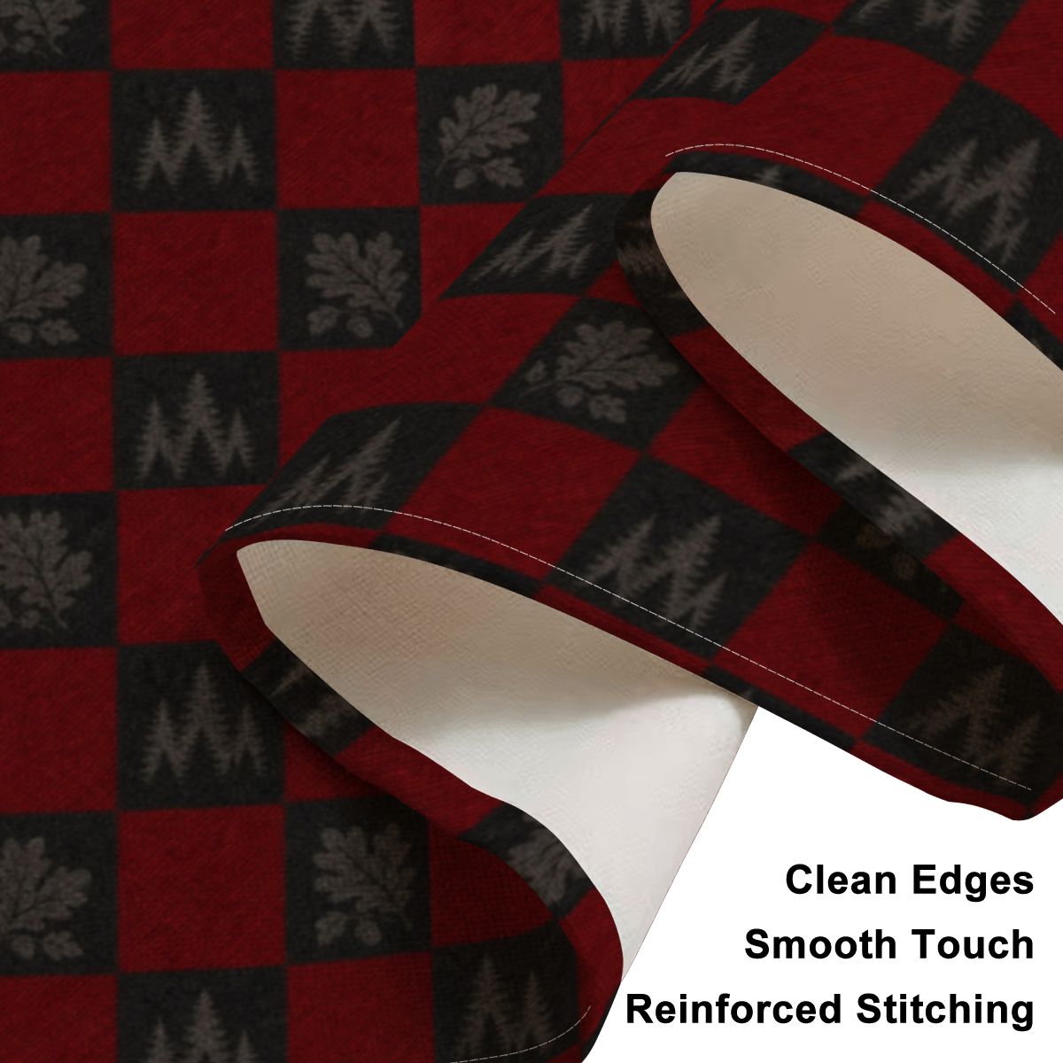 Faux Linen Placemats Set of 6