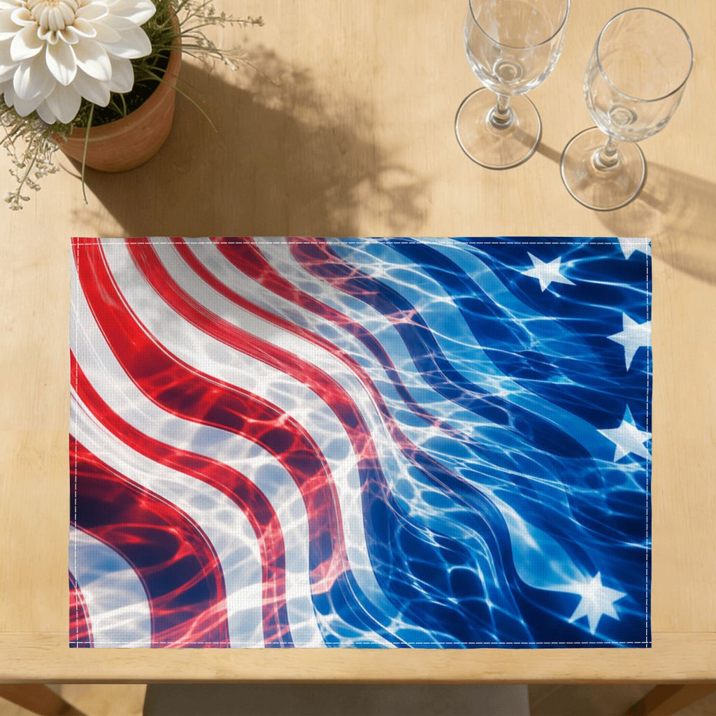 Faux Linen Placemats Set of 6