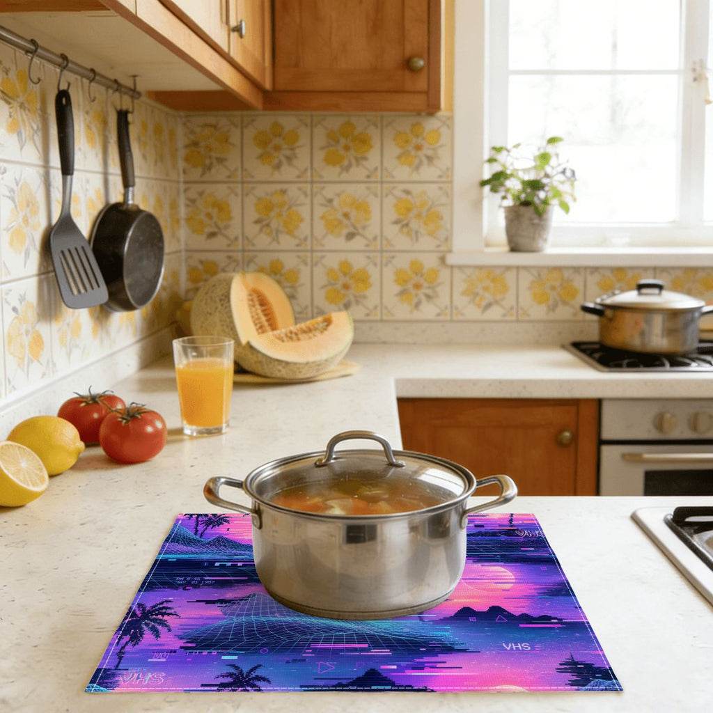 Faux Linen Placemats Set of 6