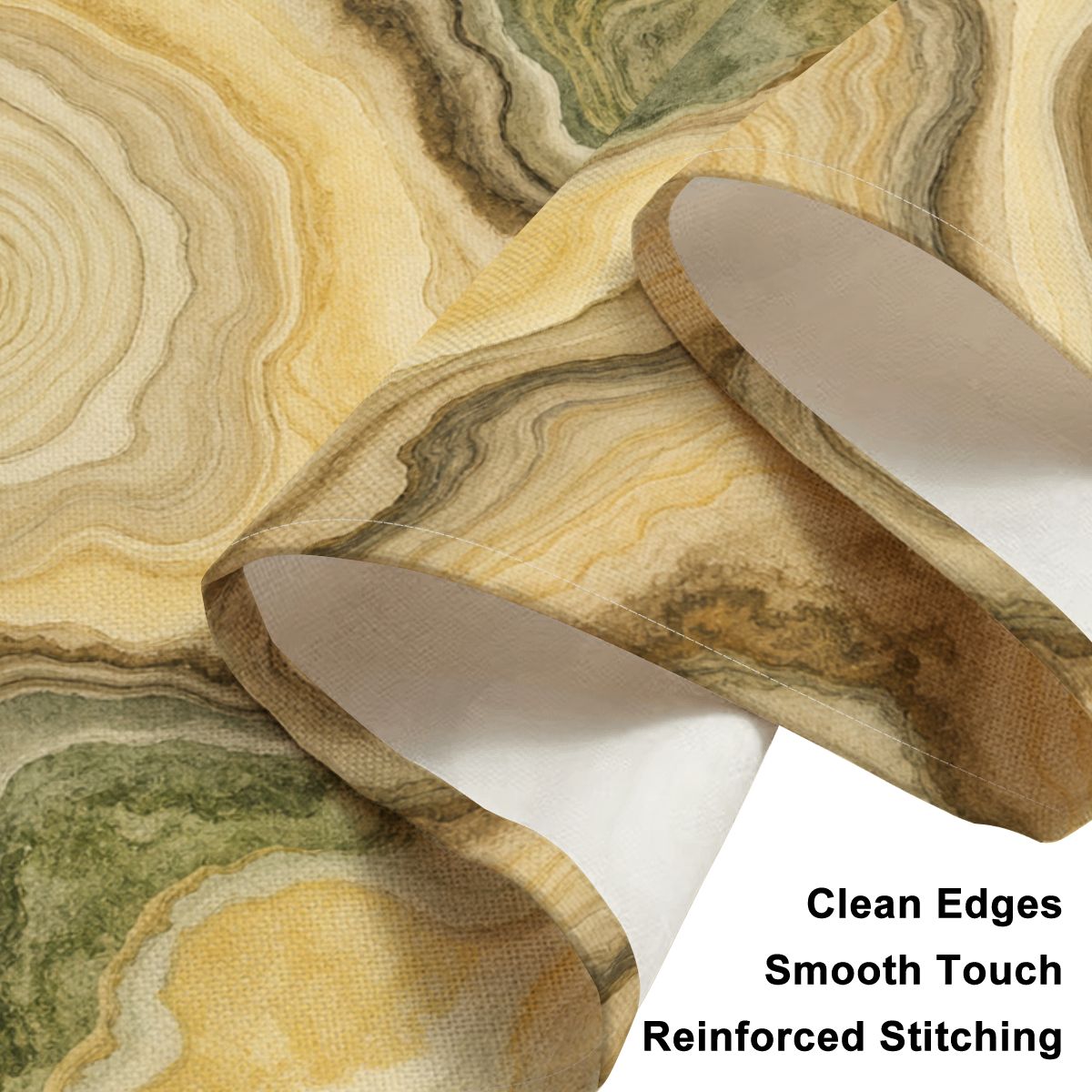 Faux Linen Placemats Set of 6