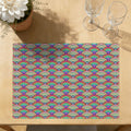 Faux Linen Placemats Set of 6